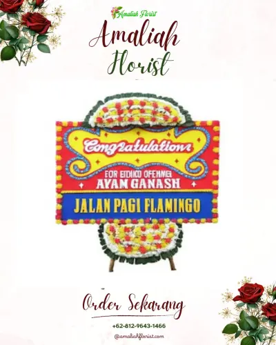 Bunga Papan Congratulation di Batu Ceper